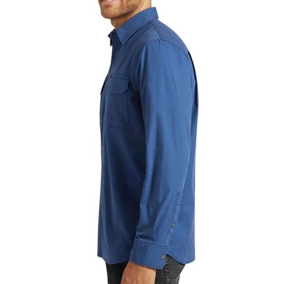 Lee Premium Select Men's Stretch Canvas Utility Long Sleeve Button Down Shirt M - Picture 3 of 6